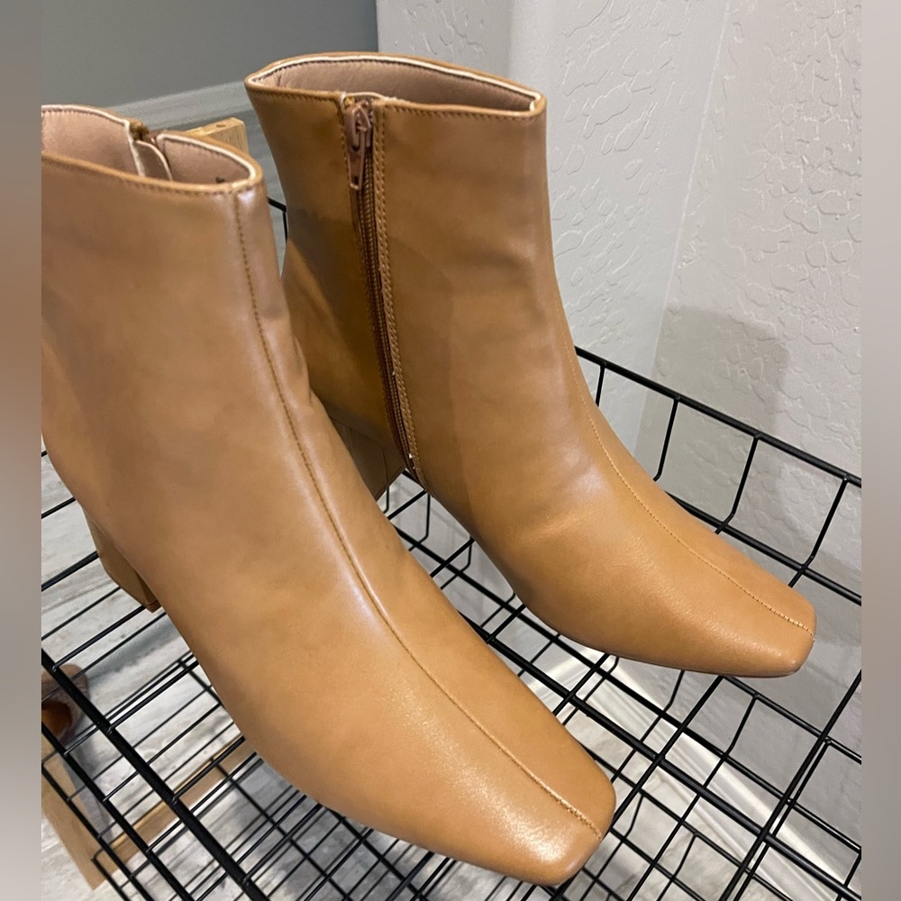 Tan Booties - Picture 2 of 4